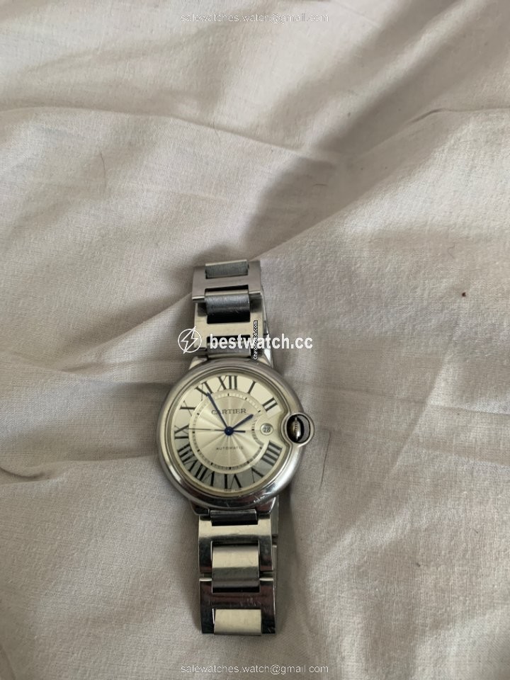 IMG_9086 Cartier Ballon Bleu 44mm Mens watch Unisex Automatic 445968PX 3001 3