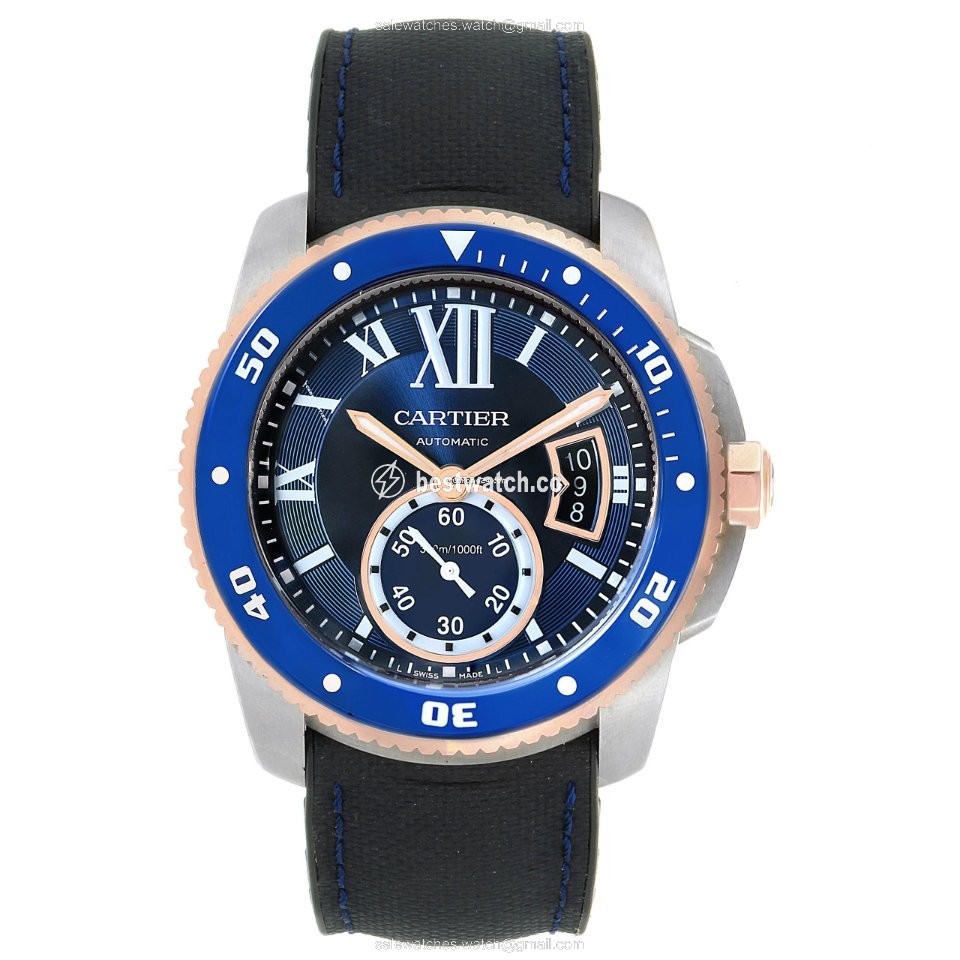IMG_9086 Cartier Calibre de Cartier Diver Mens watch Unisex Automatic Steel W2CA0009 3