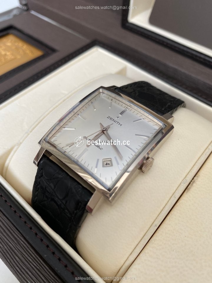IMG_9086 Zenith New Vintage 1965 Mens watch Unisex Automatic White gold 65.1965.670 3