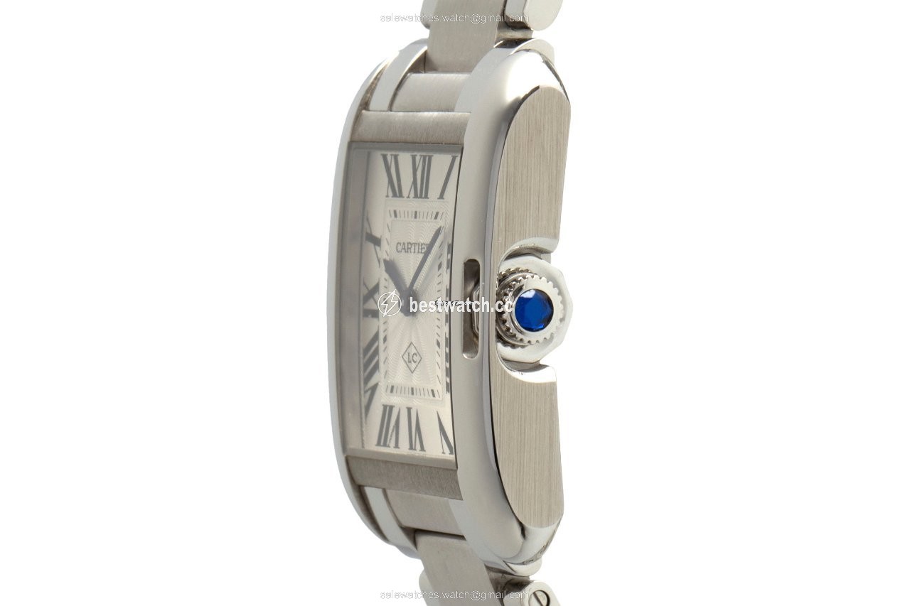 IMG_9086 Cartier Tank Anglaise Womens watch Quartz Steel W5310044 3