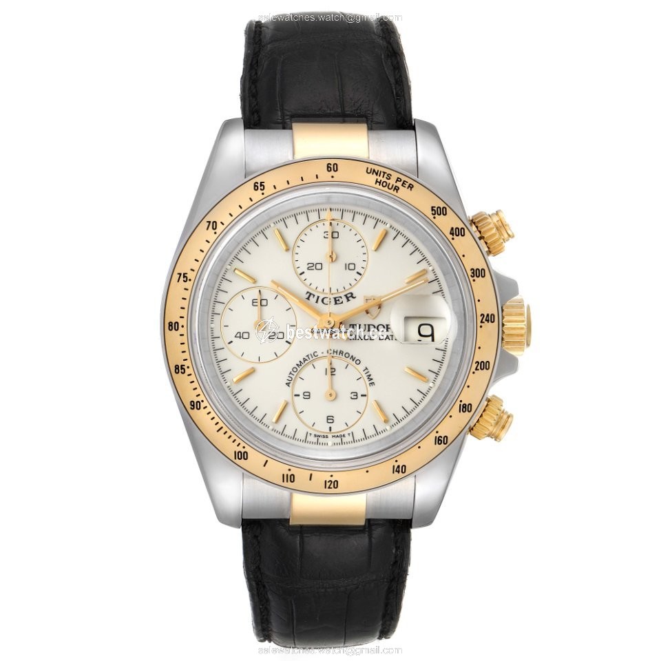 IMG_9086 Tudor Tiger Prince Date Mens watch Unisex Automatic Gold Steel 79263 3