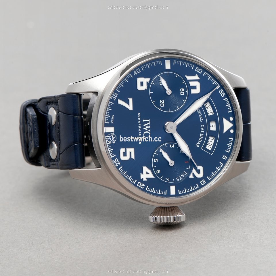 IMG_9086 IWC Big Pilot Mens watch Unisex Automatic White gold IW502703 3
