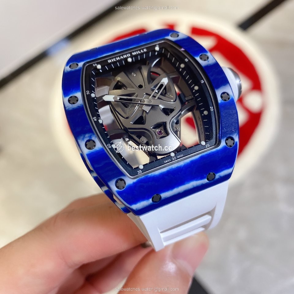 IMG_9086 Richard Mille RM 052 Mens watch Unisex Manual winding Ceramic RM 52-01 3