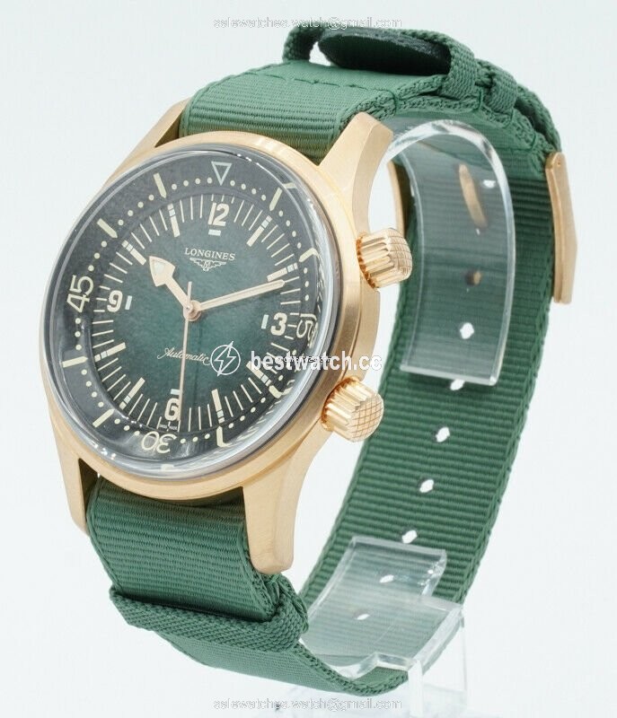 Longines Legend Diver Mens watch Unisex Automatic Bronze L3.774.1.50.2 3