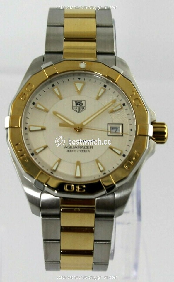 IMG_9086 TAG Heuer Aquaracer Quartz Gold Steel WAY1120.BB0930 3
