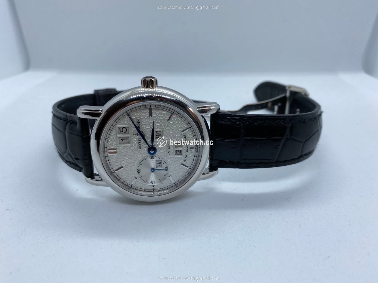 IMG_9086 Ulysse Nardin Mens watch Unisex Automatic Platinum 339-20 3