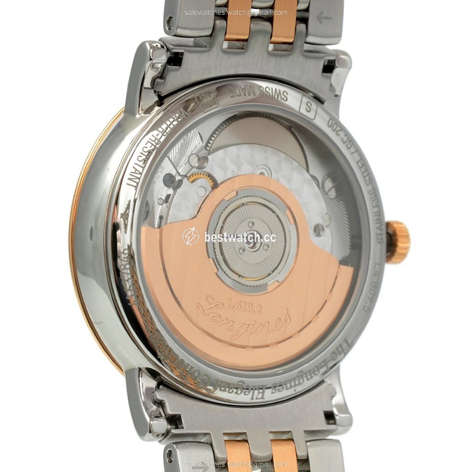 IMG_9086 Longines Elegant Mens watch Unisex Automatic Gold Steel L4.809.5.12.7 3