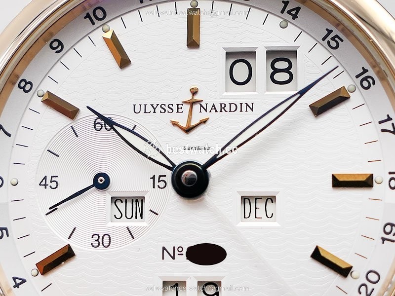 IMG_9086 Ulysse Nardin GMT + - Perpetual Mens watch Unisex Automatic Rose gold 322-88 3