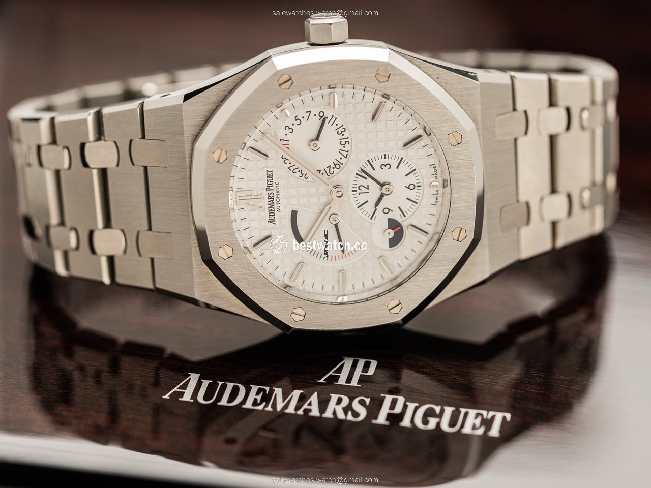 IMG_9086 Audemars Piguet Royal Oak Dual Time Mens watch Unisex Automatic Steel 47500 3