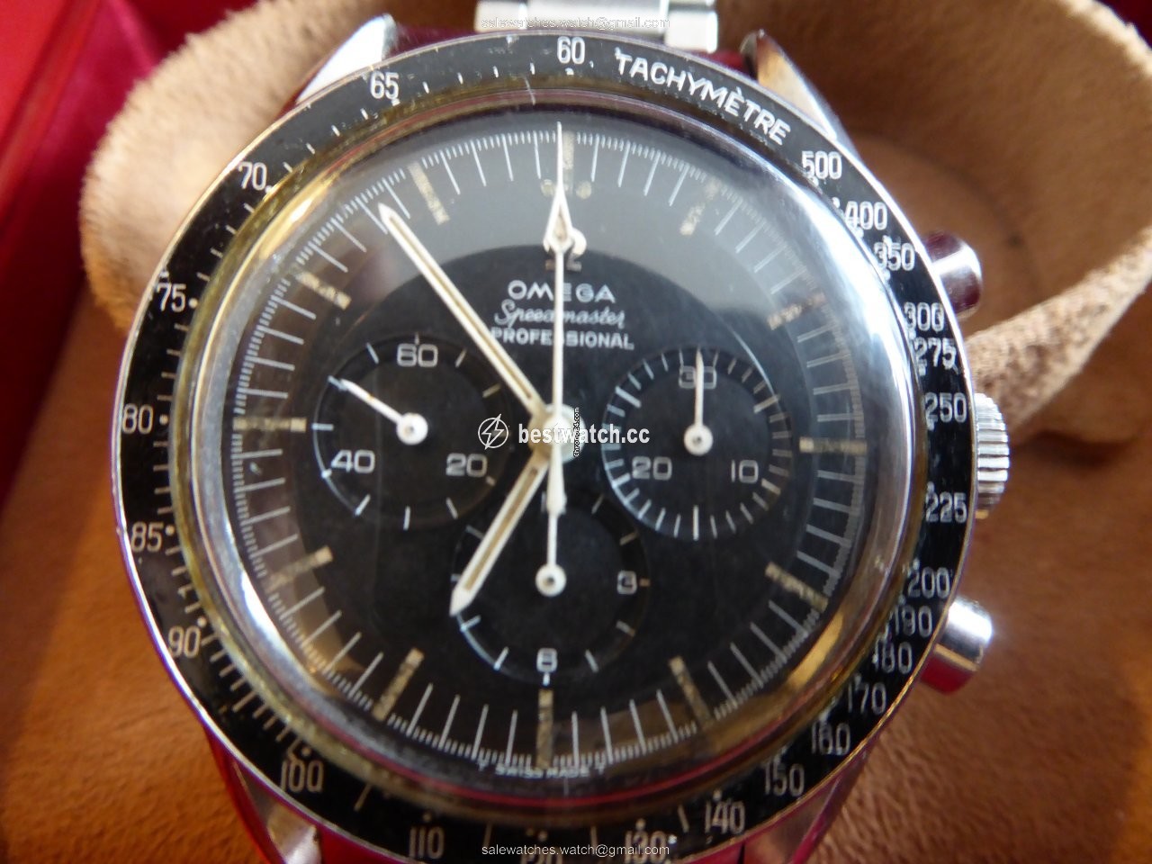 IMG_9086 Omega Speedmaster Professional Moonwatch Mens watch Unisex Manual winding Steel 105 012 64 3