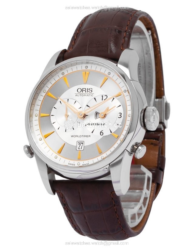 IMG_9086 Oris Artelier Worldtimer Mens watch Unisex Automatic Steel 01 690 7581 4051 3