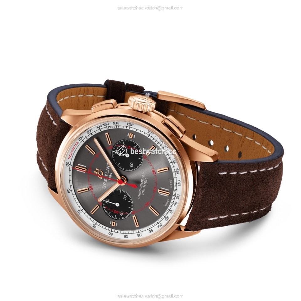 Breitling Mens watch Unisex Automatic Red gold RB0118A31B1X1 3