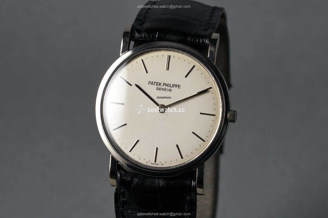 IMG_9086 Patek Philippe Calatrava Mens watch Unisex Manual winding White gold 3520G 3