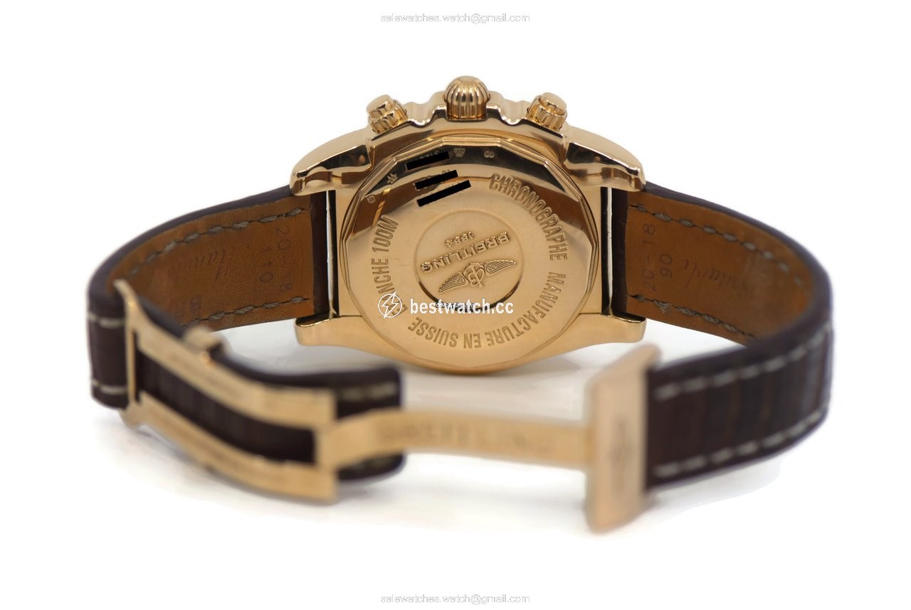 IMG_9086 Breitling Chronomat 41 Mens watch Unisex Automatic Rose gold HB0140 3