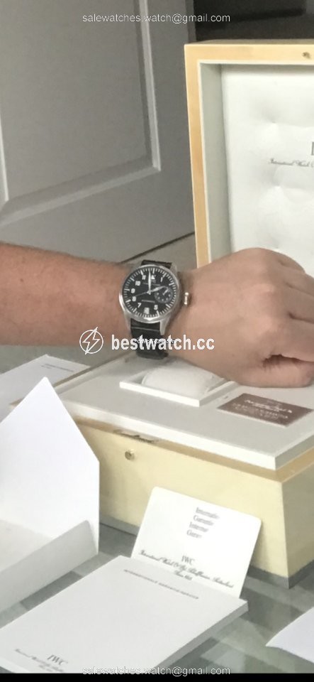 IMG_9086 IWC Big Pilot Mens watch Unisex Automatic Platinum IW5002 3