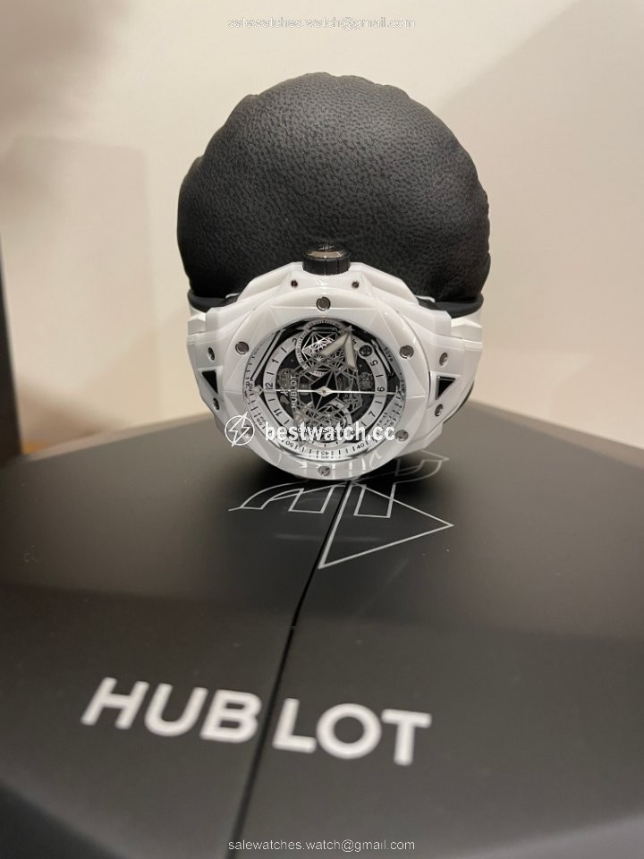 IMG_9086 Hublot Big Bang Sang Bleu Mens watch Unisex Automatic Ceramic 418.HX.2001.RX.MXM21 3