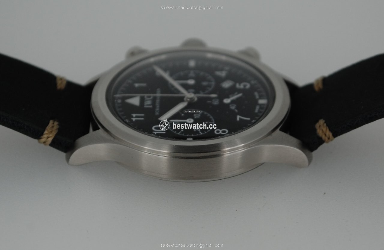 IWC Pilot Chronograph Mens watch Unisex Quartz Steel IW3740 3
