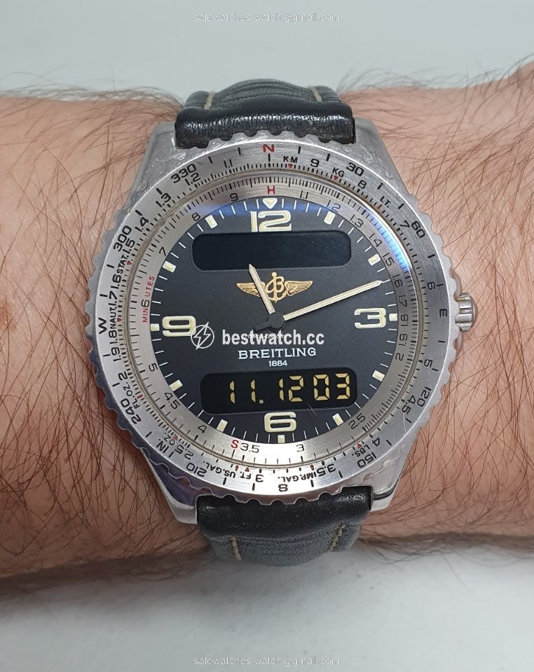 Breitling Chronospace Mens watch Unisex Quartz Steel A56011 3