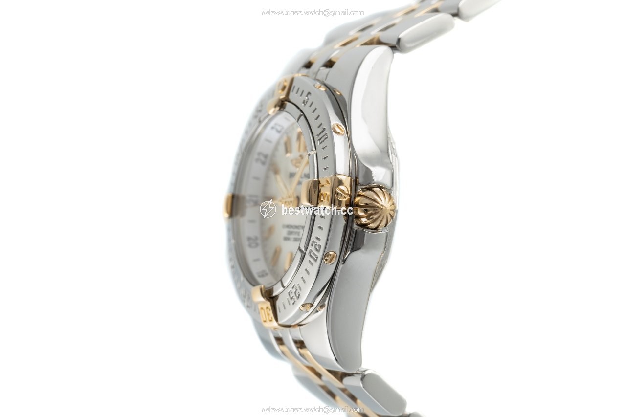 IMG_9086 Breitling Starliner Womens watch Quartz Gold Steel B71340 3