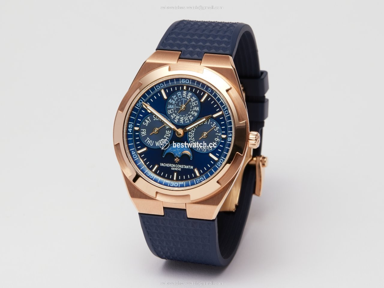 IMG_9086 Vacheron Constantin Overseas Mens watch Unisex Automatic Rose gold 4300V 000R-B509 3