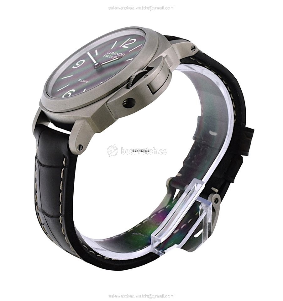 IMG_9086 Panerai Luminor Base 8 Days Mens watch Unisex Manual winding Titanium PAM 00562 3