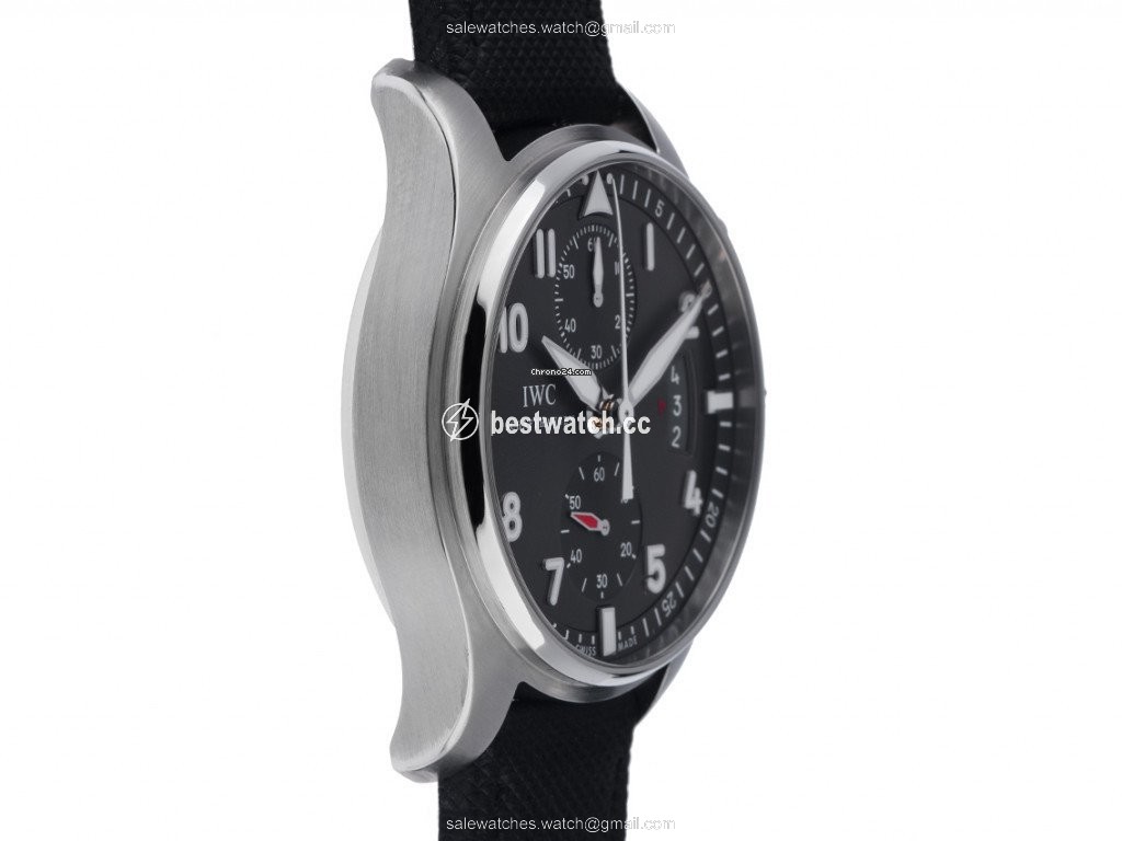 IMG_9086 IWC Pilot Spitfire Chronograph Mens watch Unisex Automatic Steel 387802 3