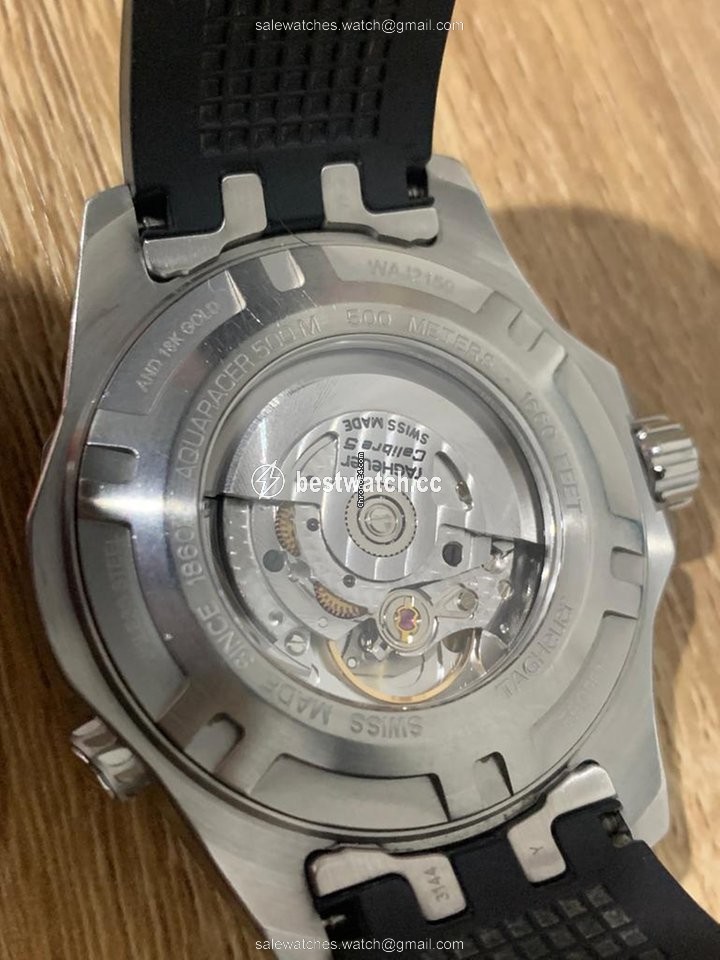 TAG Heuer Aquaracer 500M Mens watch Unisex Automatic Gold Steel WAJ2150.FT6015 3