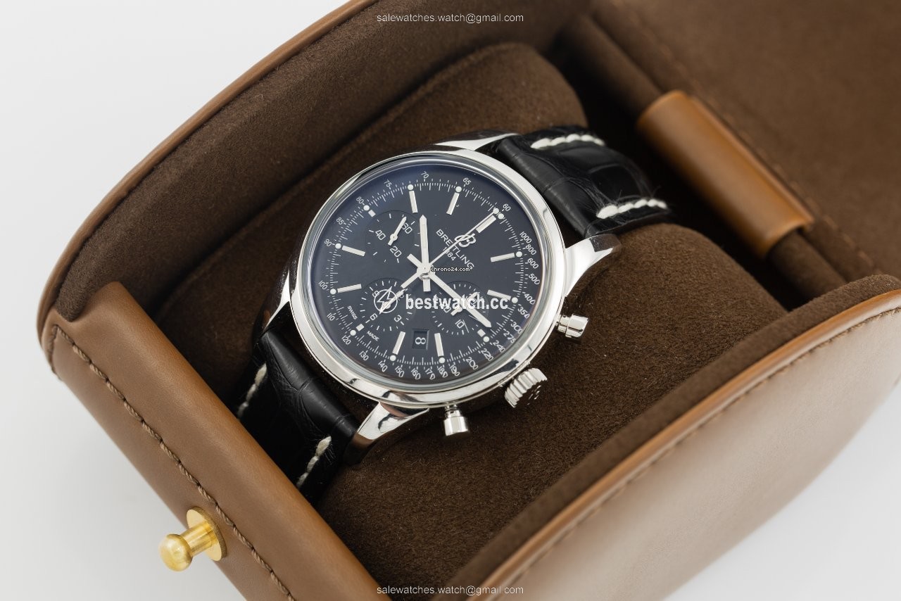 Breitling Transocean Chronograph Mens watch Unisex Automatic Steel AB015212 BA99 3