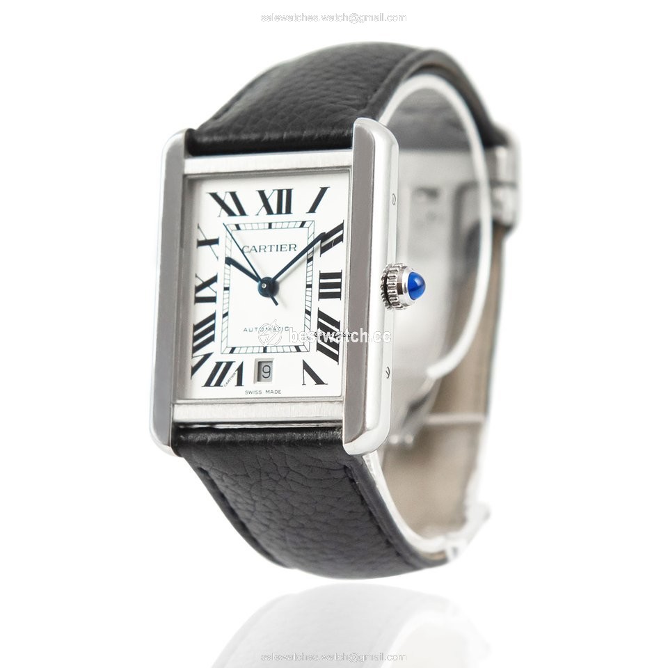 IMG_9086 Cartier Tank Solo Mens watch Unisex Automatic Steel WSTA0029 3