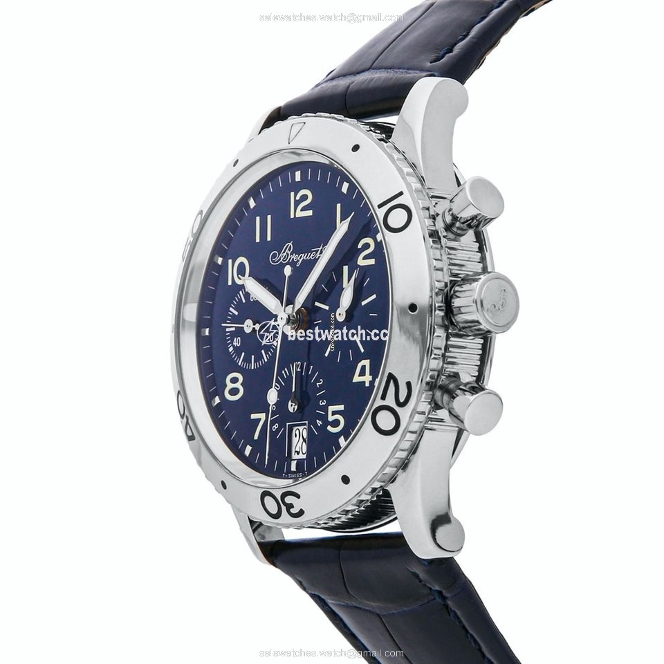 IMG_9086 Breguet Type XX - XXI - XXII Mens watch Unisex Automatic White gold 3820BB P2 9W6 3