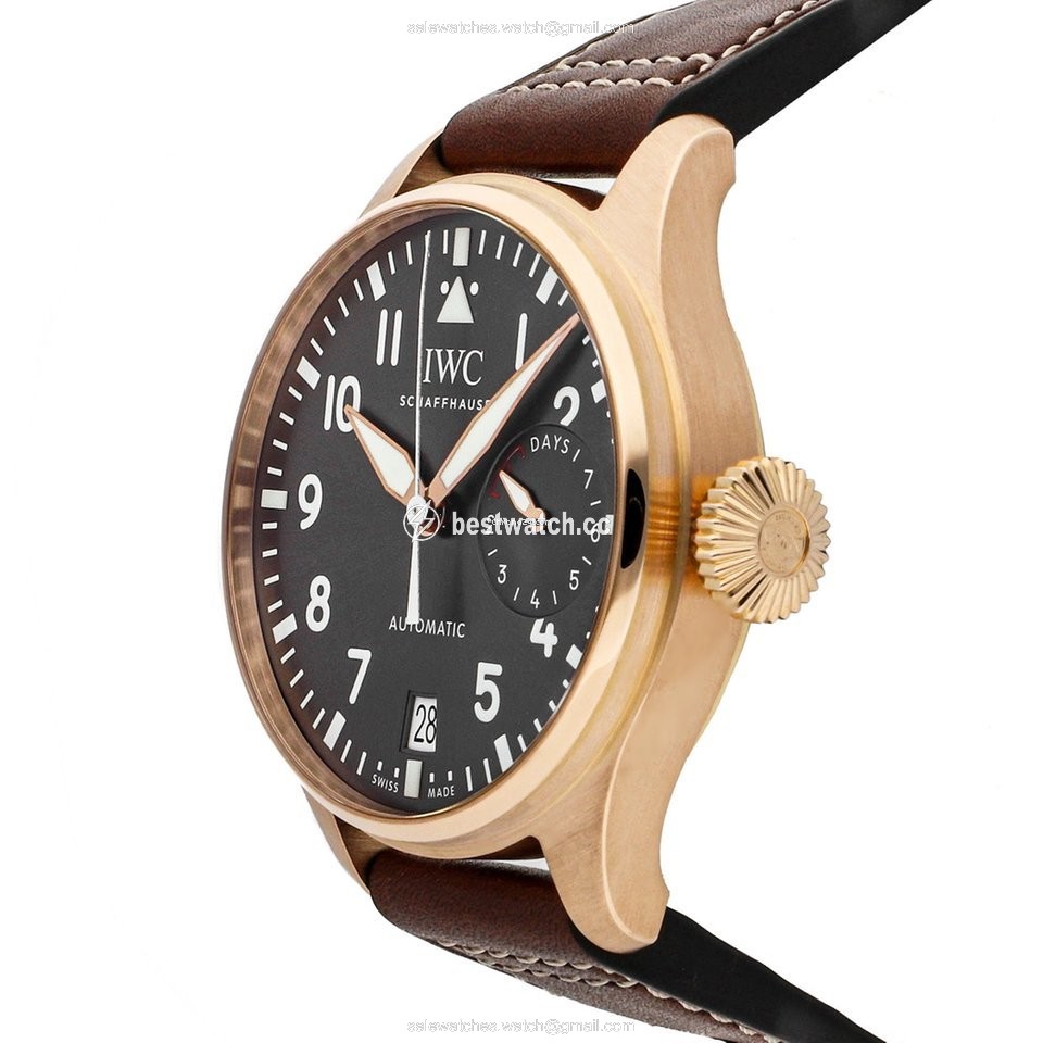 IMG_9086 IWC Big Pilot Mens watch Unisex Automatic Rose gold IW5009-17 3