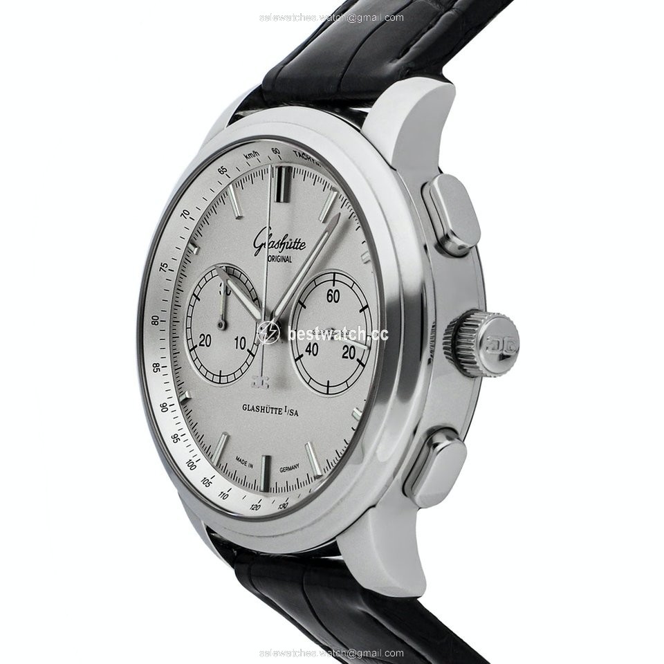 IMG_9086 Glashutte Original Senator Chronograph XL Mens watch Unisex Automatic Steel 39-34-21-42-04 3