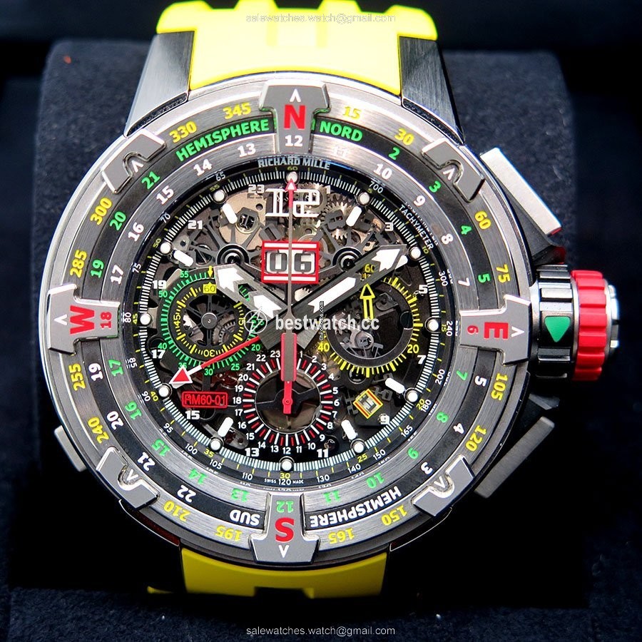 IMG_9086 Richard Mille Mens watch Unisex Automatic Titanium RM060 3