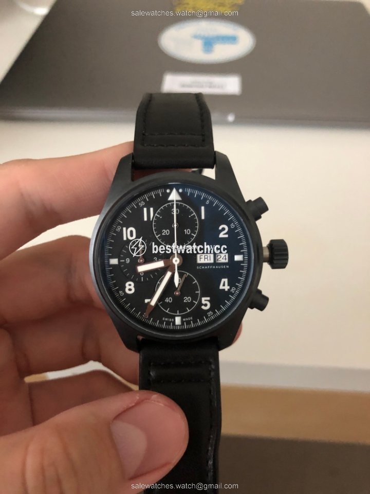 IWC Pilot Chronograph Mens watch Unisex Automatic Ceramic IW387905 3