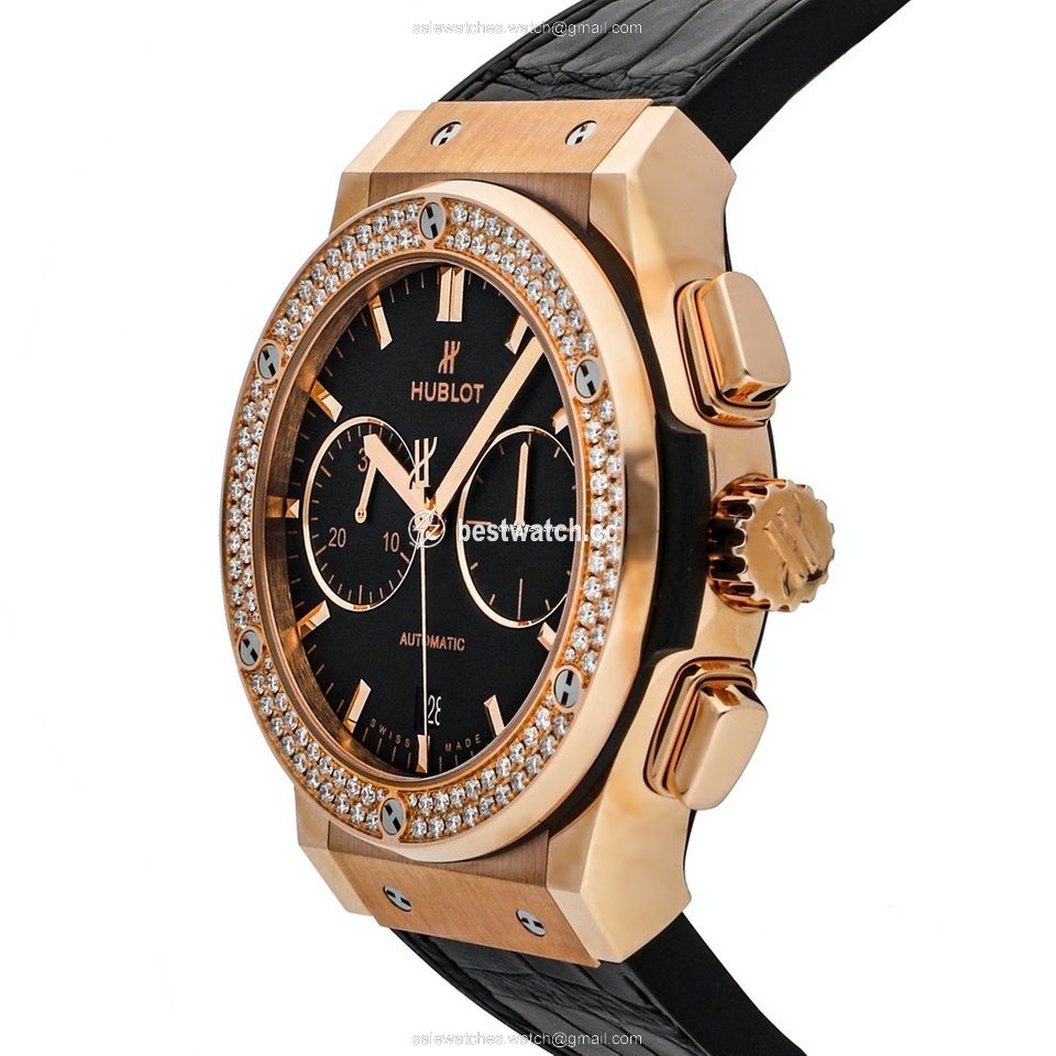 IMG_9086 Hublot Classic Fusion Chronograph Mens watch Unisex Automatic Rose gold 521.OX.1181.LR.1104 3