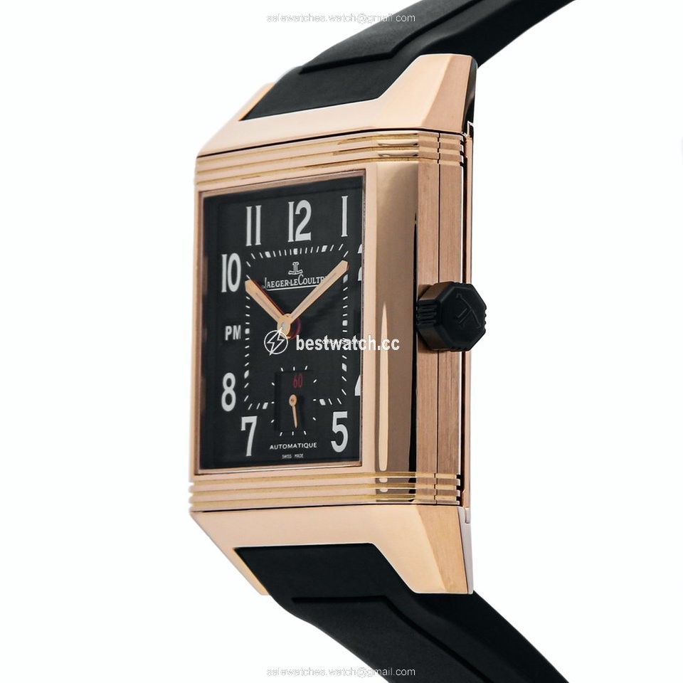IMG_9086 Jaeger-LeCoultre Reverso Squadra Hometime Mens watch Unisex Automatic Rose gold Q7002672 3