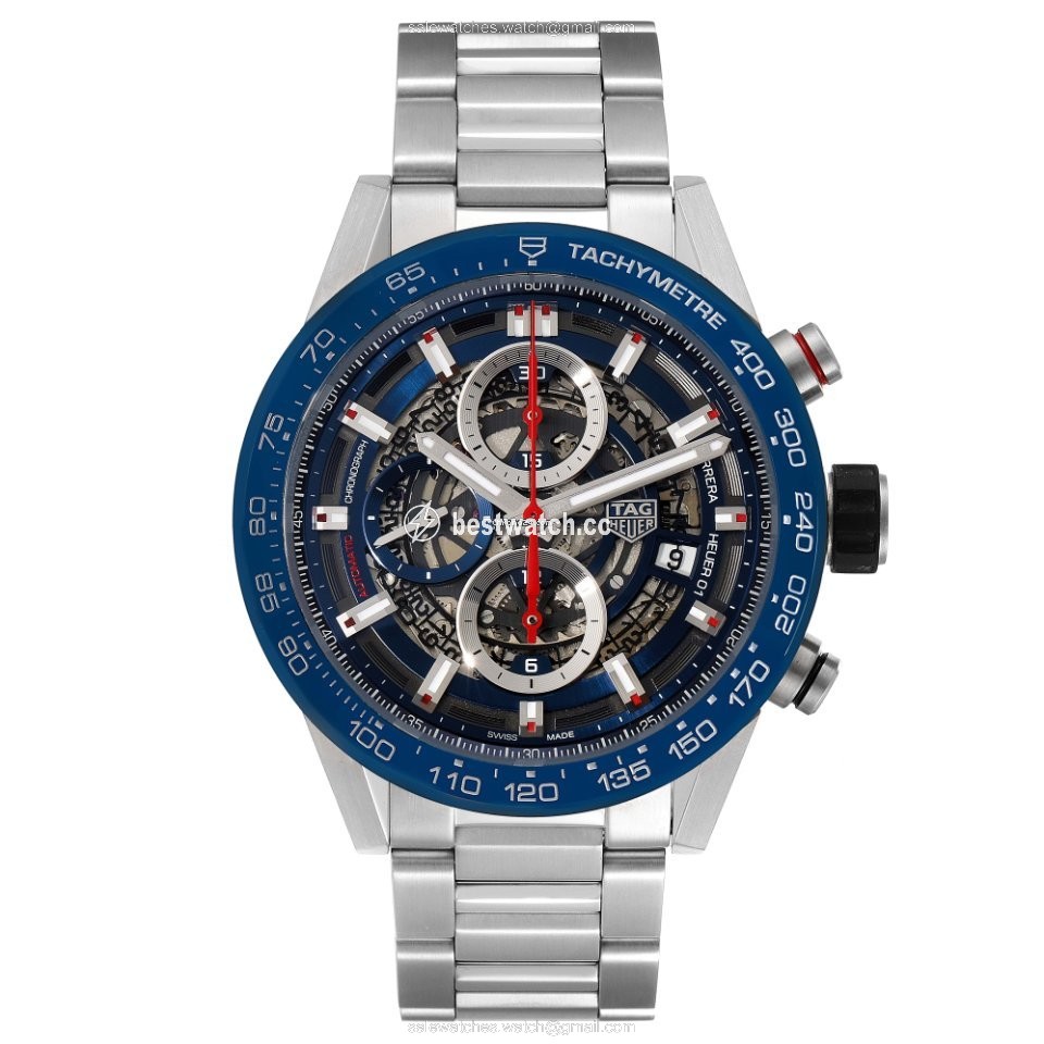 IMG_9086 TAG Heuer Carrera Calibre HEUER 01 Mens watch Unisex Automatic Steel CAR201T.BA0766 3