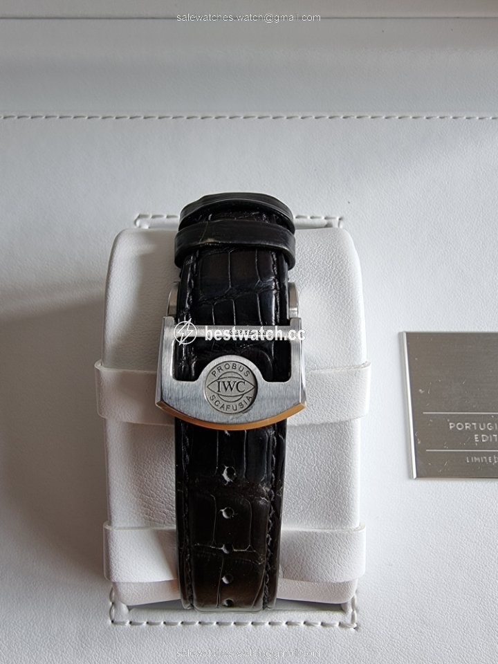 IMG_9086 IWC Portuguese Chronograph Mens watch Unisex Automatic Steel 371601 3
