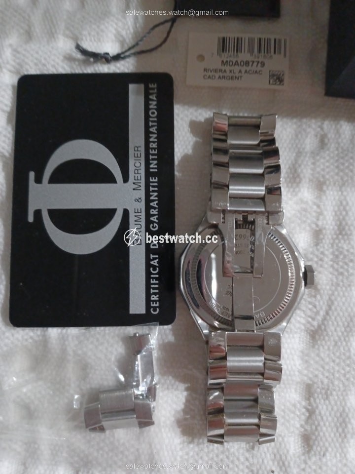 IMG_9086 Baume & Mercier Riviera Mens watch Unisex Automatic Steel MOA08779 3