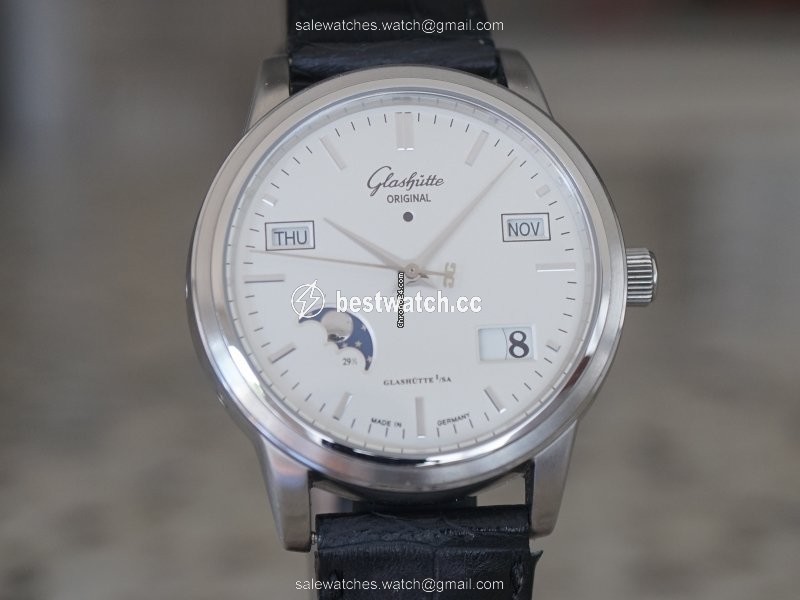 Glashutte Original Senator Perpetual Calendar Steel 1-39-50-02-12-04 3