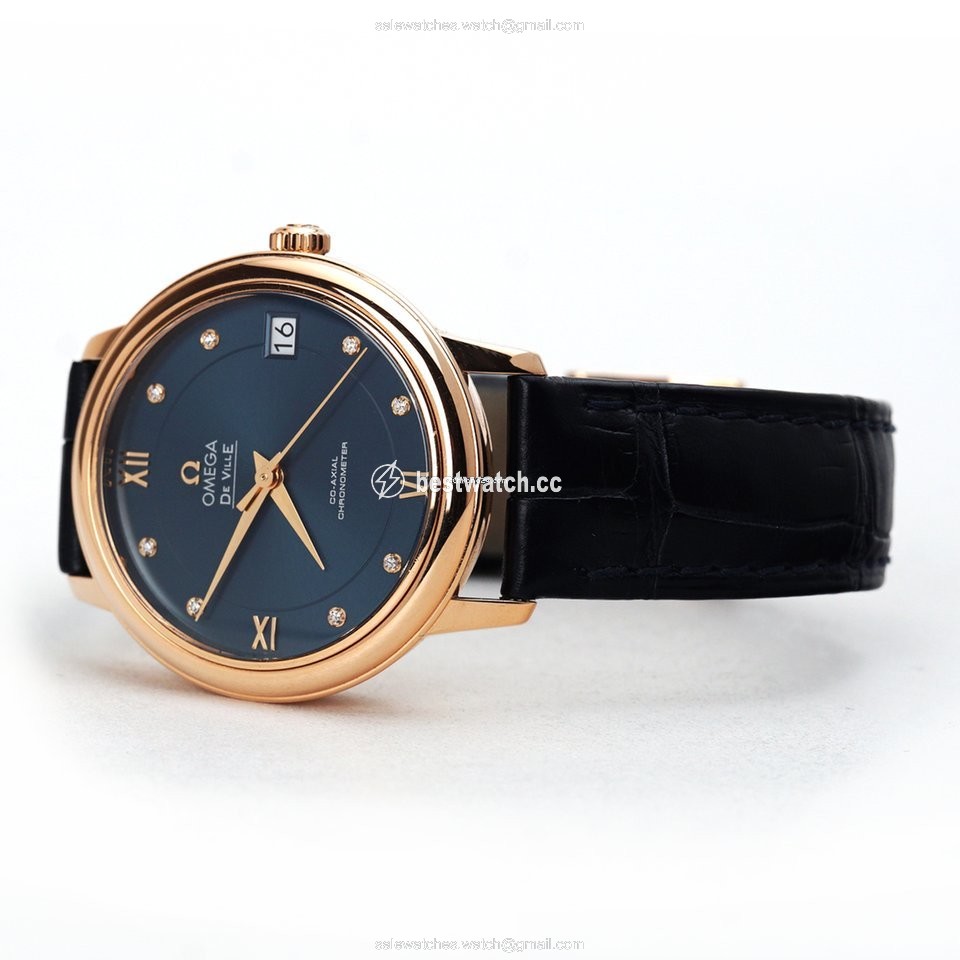 IMG_9086 Omega De Ville Prestige Womens watch Automatic Red gold 424.53.33.20.53.001 3