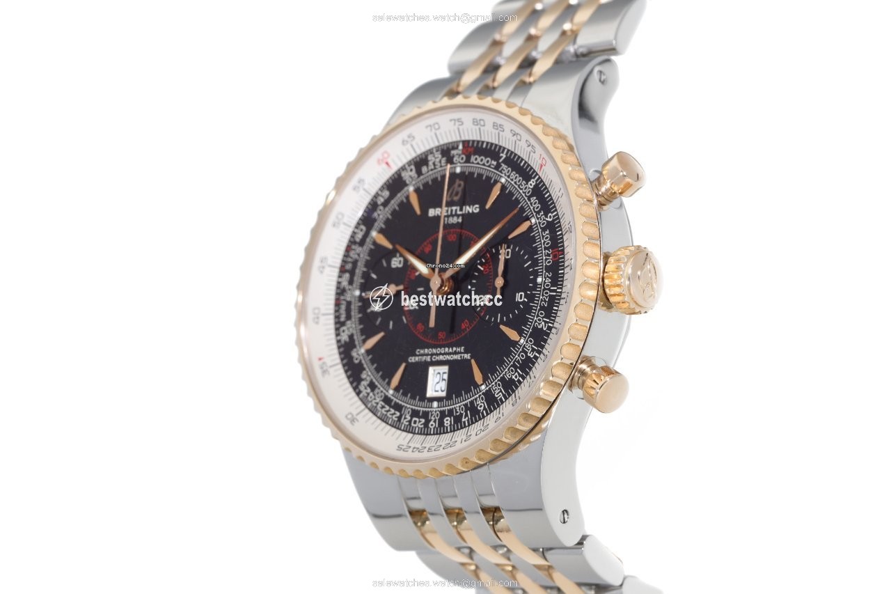 IMG_9086 Breitling Montbrillant Legende Mens watch Unisex Automatic Gold Steel C23340 3