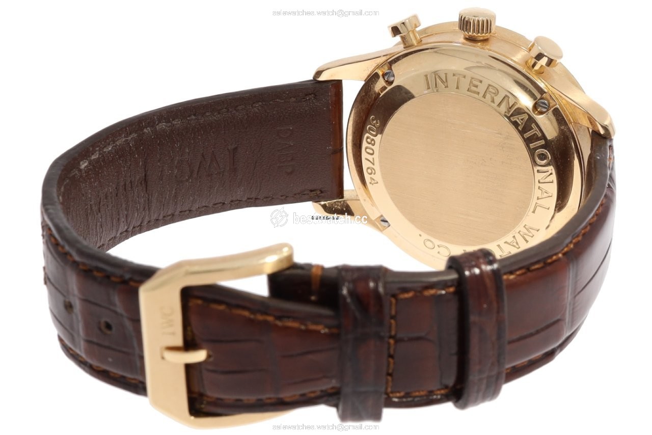 IMG_9086 IWC Portuguese Chronograph Mens watch Unisex Automatic Rose gold iw371415 3