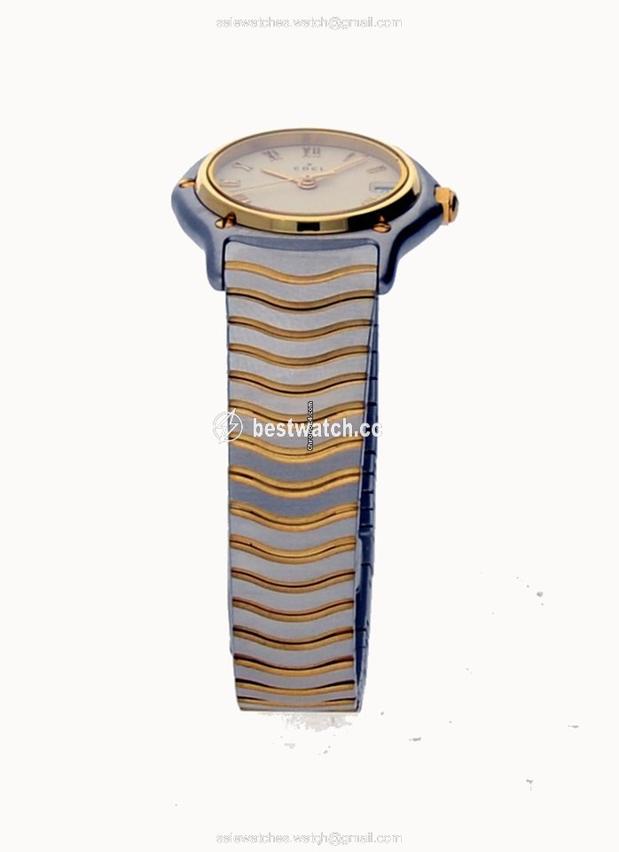 IMG_9086 Ebel Sportwave Womens watch Quartz Gold Steel 1087121 3