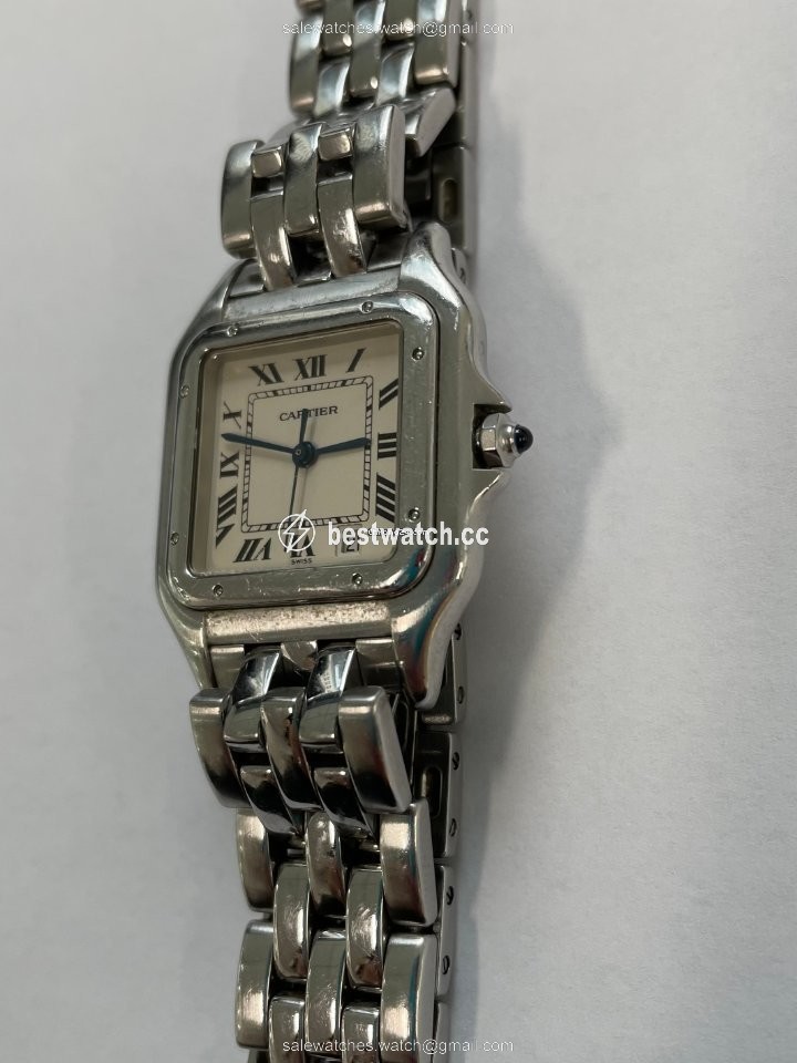 IMG_9086 Cartier Panthere Womens watch Quartz Steel 1310 3