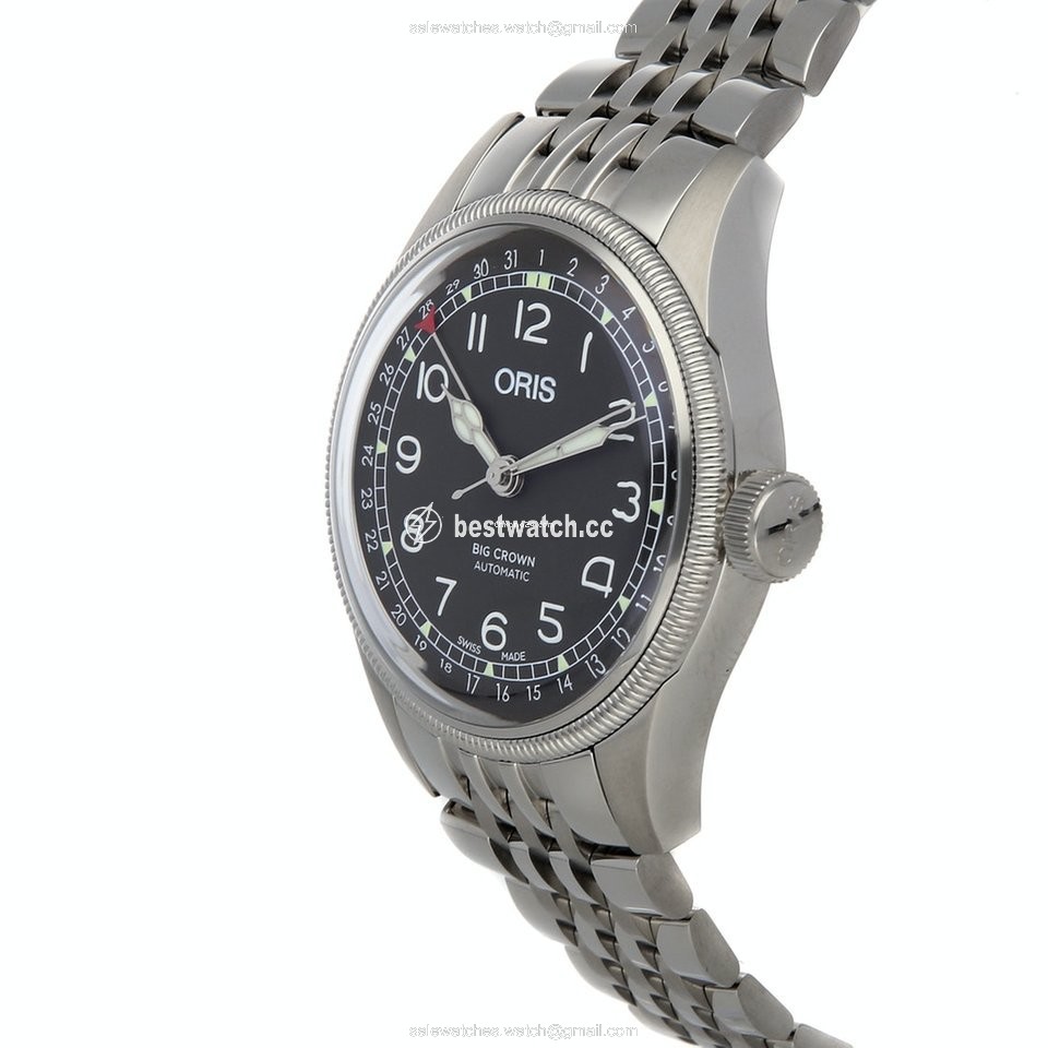 IMG_9086 Oris Big Crown Pointer Date Mens watch Unisex Automatic Steel 01 754 7741 4064-07 8 20 22 3