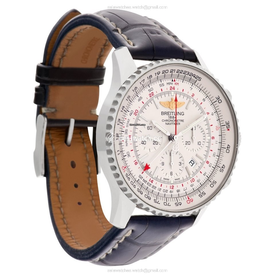 IMG_9086 Breitling Navitimer GMT Mens watch Unisex Automatic Steel AB044121 G783 3