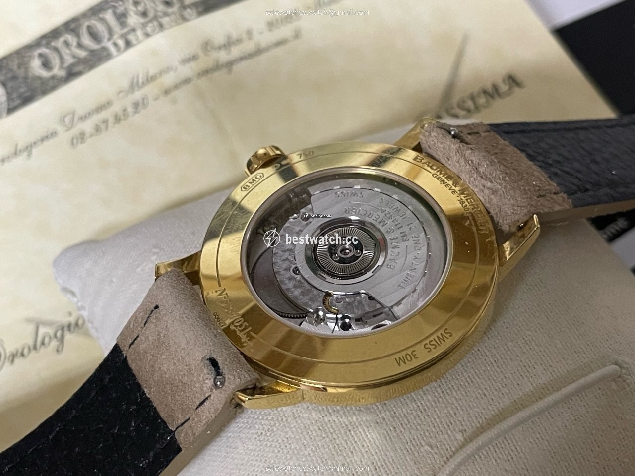 Baume & Mercier Classima Mens watch Unisex Automatic Yellow gold MOA08787 3