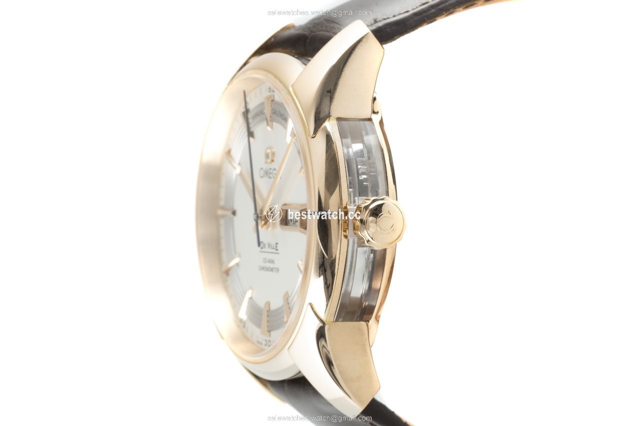 Omega De Ville Hour Vision Mens watch Unisex Automatic Red gold 431.63.41.22.02.001 3