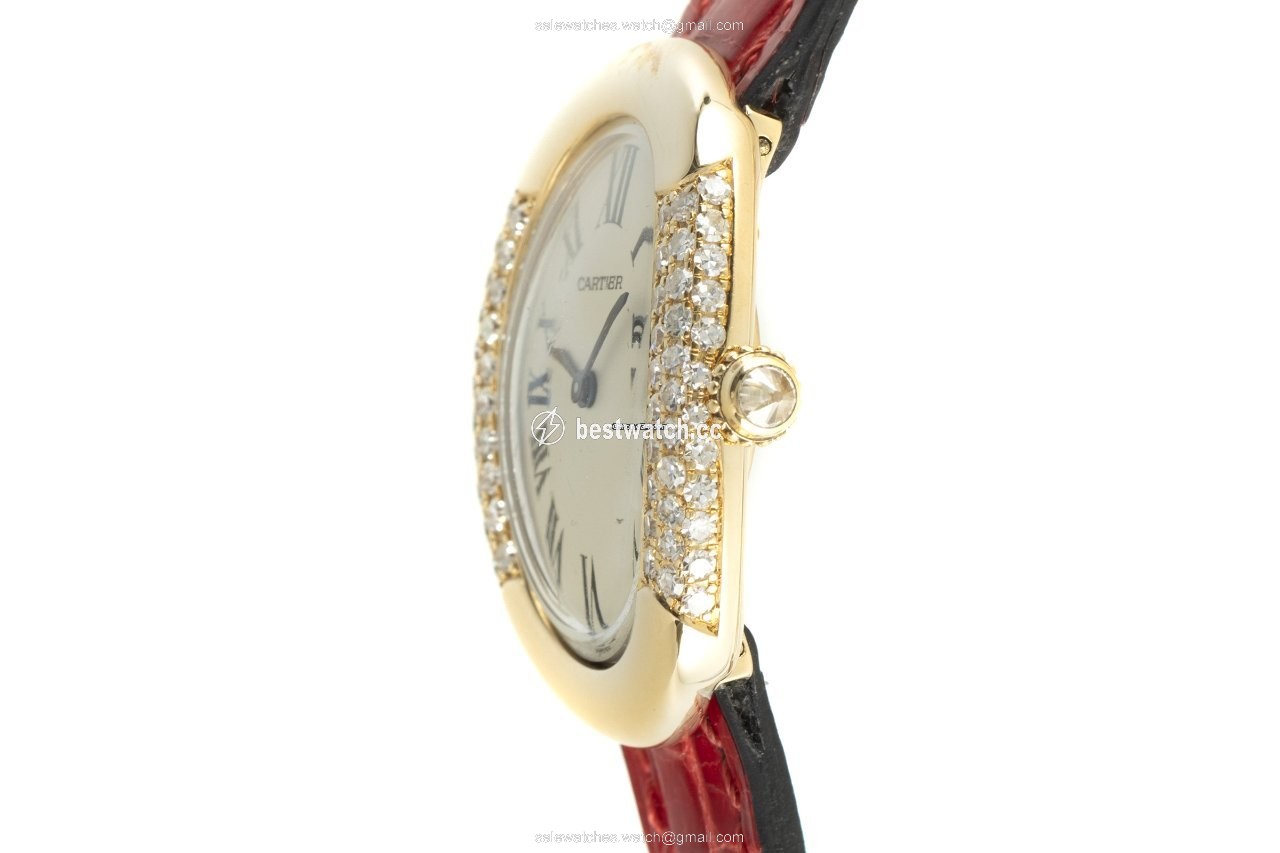 IMG_9086 Cartier Baignoire Womens watch Quartz Yellow gold 8057912 3